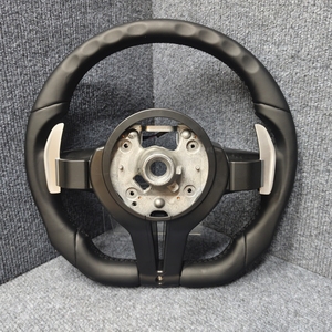 <span class=keywords><strong>Volante</strong></span> Deportivo de Cuero para <span class=keywords><strong>BMW</strong></span>, Compatible con los Modelos F20, F22, F25, F30, F32, F35, F36, F10, F12, F15, F07, F01, E70, E90, M3, M5, M6, <span class=keywords><strong>M</strong></span> Sports - Product Image 2