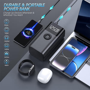 Kit de démarrage de saut Portable haute puissance voiture puissance de démarrage d'urgence gonfleur numérique avec batterie au Lithium pour voiture moto vélo - Product Image 2