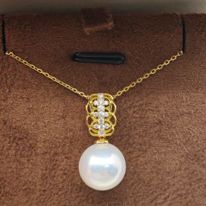 UM Jewelry 925 Silver Pendant <b>Necklace</b> Wholesale Natural Freshwater Pearl Unisex/Men/Women Wedding Anniversary Daily Gift - Product Image 3