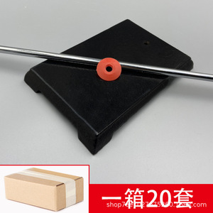 Support de laboratoire en fonte avec base carrée de 60 cm de hauteur pour expériences de chimie - Product Image 1