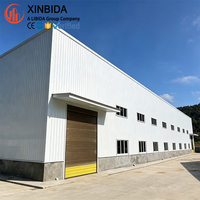 Entrepôt en structure métallique préfabriquée résistant aux séismes aux États-Unis, bâtiment métallique préfabriqué hautement rigide, entrepôt en acier