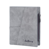 Baellerry Carteira dompet uang Multi kartu, dompet koin kecil sederhana ritsleting