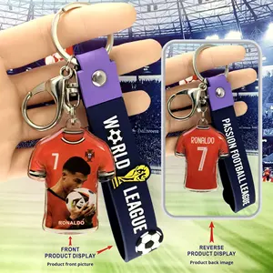 2026 USA-Canada-Mexico Champions League Voetbalsterren Yamal Mbappé Cristiano Ronaldo Collectible Officiële Sleutelhangers - Product Image 2