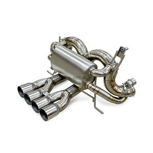 Alosi Axleback สำหรับ LP740 4S <span class=keywords><strong>LP770</strong></span> <span class=keywords><strong>4</strong></span> 6.5 2011-2022วาล์วประสิทธิภาพ catback ระบบไอเสียไทเทเนียมอัลลอย - Product Image 1