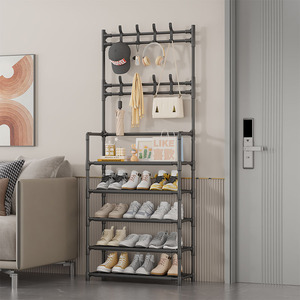 <span class=keywords><strong>Zapatero</strong></span> <span class=keywords><strong>Modular</strong></span> de Metal con Ganchos para Almacenamiento en la Entrada, <span class=keywords><strong>Zapatero</strong></span> de Metal - Product Image 2