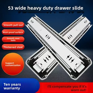 53mm 3-Fold Kính thiên văn trượt với bóng mang đầy đủ mở rộng ngăn kéo trượt cho nhà bếp ngoài trời phòng tập thể dục sử dụng - Product Image 2