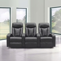Ensemble de canapés en cuir en forme de L personnalisable pour salon, canapés sectionnels extensibles avec table intégrée