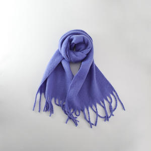 カスタムソフトカシミヤ風無地スカーフ レディース 冬 韓国風 あったか暖かいショール ラップ OEMカスタムスカーフオプション付き - Product Image 5