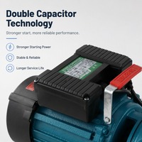 Pompe auto-amorçante monophasée avec double condensateur et interrupteur centrifuge