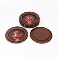 Tazón IML Personalizado Apto para Microondas, Tazón Bento para Almuerzo con Tapa, Reutilizable, de Grado Alimenticio, para Alimentos Preparados, Envase para Snacks de Chocolate