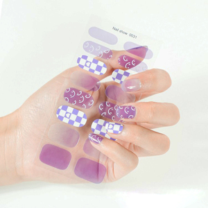 Envolturas Ecológicas 3D para Uñas, 16 Tiras Autoadhesivas, Pegatinas de Plástico Duraderas para Decoración de Manicura DIY - Product Image 3