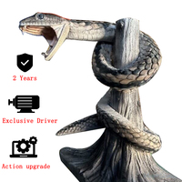 Modèle D'Anaconda Animatronique Robotisé Réaliste et Mobile, Version 2024 Améliorée, pour Parcs et Parcs D'Aventures