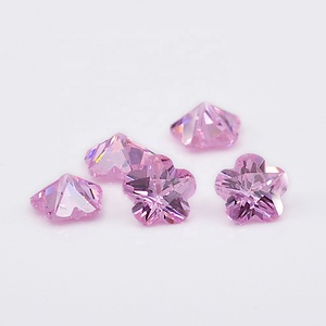 Pierre de zircone cubique de fleur rose en vrac en gros de haute qualité - Product Image 2