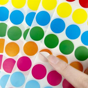 2800 PCS Colored Dot <b>Stickers</b>- 3/4" Round Circle Coding Label - Product Image 4