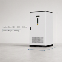 Batterie solaire 241 kWh, armoire micro-réseau photovoltaïque, panneaux solaires 125 kW, PCS 120 kW, MPPT, pack de batteries LiFePO4, BMS, EMS