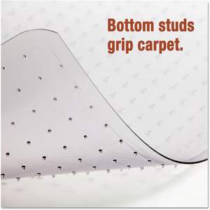 Alfombrilla para Silla Alera Moderna con Tachuelas para Alfombras de Pelo Corto 46 X 60 Transparente ALEMAT4660CLPR-PVC/Vinilo/Vidrio Antideslizante Lavable Oficina/Hogar - Product Image 3