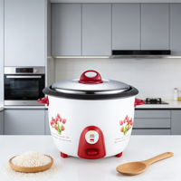 Autocuiseur Électrique Automatique 0,6L-6L en Acier Inoxydable avec Cuve Antiadhésive en Forme de Tambour pour Usage Domestique et Hôtelier, avec Tasse de Mesure – Vente en Gros