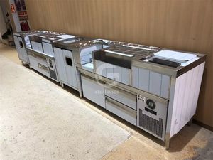 Estación de Coctelería de Acero Inoxidable Duradera, Diseño Moderno para Hotel y Restaurante con Refrigerador y Lavavasos - Product Image 4