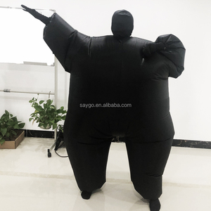 Inflable gigante <span class=keywords><strong>hombre</strong></span> <span class=keywords><strong>gordo</strong></span> bienvenida Halloween Cosplay traje PVC <span class=keywords><strong>gordo</strong></span> traje inflable Chub disfraces para adultos fiesta divertida - Product Image 1