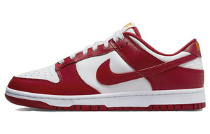 <span class=keywords><strong>Nike</strong></span> Dunk Low Gym baskets décontractées <span class=keywords><strong>en</strong></span> cuir rouge pour hommes toutes saisons à lacets bout rond semelle extérieure <span class=keywords><strong>en</strong></span> caoutchouc semelle intermédiaire <span class=keywords><strong>en</strong></span> EVA - Product Image 1