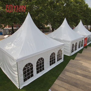 10m x 10m 12m x 12m cadre <span class=keywords><strong>allu</strong></span> couverture en pvc tente pagode tentes de fête avec doublure de plafond pour événements en plein air à vendre - Product Image 1