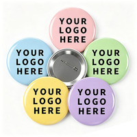 Badge en métal personnalisé en fer blanc, motif dessin animé, avec logo personnalisé, impression offset, 32mm 44mm 58mm, badge épingle en fer blanc avec nom