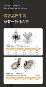 Tirador de Aleación de Zinc Dorado para Muebles, Puertas de Armario y Cajones, Herraje Moderno para Cocina - Product Image 5