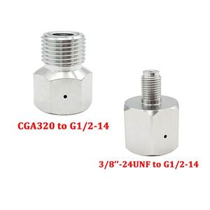 Adaptador regulador de tanque de Co2, herramienta de conversión de Soda Stream,<span class=keywords><strong>Paintball</strong></span>,CGA320, cilindro W21.8 a herramienta de aire, HomeBrew, acuario - Product Image 3