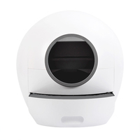 Toilette pour chat électrique automatique, application Tuya, nettoyage automatique, bac à litière robotisé intelligent pour animaux de compagnie, capacité de 65 L, désodorisant pour chats