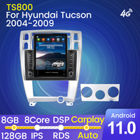 MEKEDE Android 2.5D écran IPS DSP autoradio pour Hyundai Tucson 2006 - 2013 2008 4 + 64GB WIFI GPS BT gps navigateur