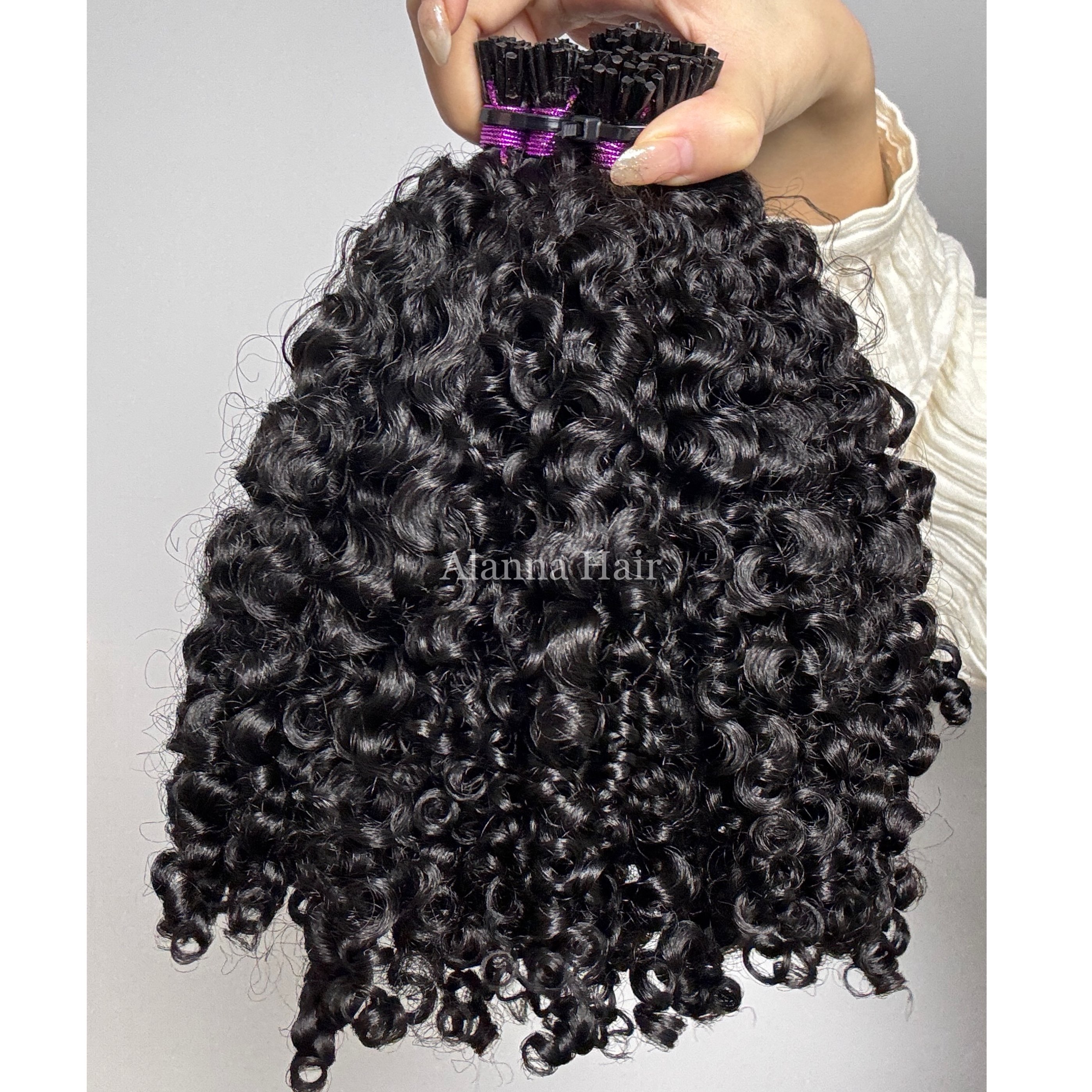 hair extensions k tip human hair curly