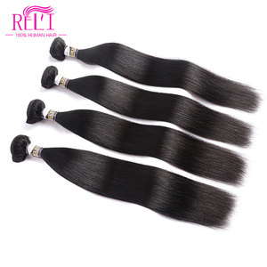 100% Trinh Nữ tóc con người bó và đóng cửa đôi rút ra thực sự ban đầu Ấn Độ sóng phía trước mềm Trinh tóc mở rộng - Product Image 3