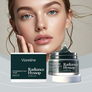 Masque Facial Hydratant Doux OEM/ODM à la Concombre, à l'Eau de Fruits et à l'Acide Hyaluronique – Nettoyage Quotidien, Masque de Nuit Herbal de Luxe - Product Image 1