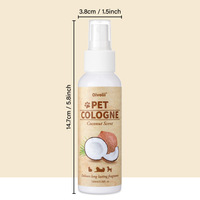 Spray désodorisant pour animaux de compagnie, parfum Teddy, écologique, 100 ml, parfum spécifique pour chien, longue durée, pour chiens et petits animaux