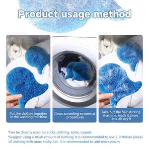 Blanchisserie t éponge d'<span class=keywords><strong>épilation</strong></span> réutilisable joint bleu filtre outil antibactérien léger forme d'animal utilisation de bain - Product Image 6