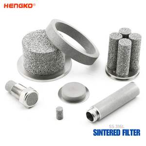 פילטר שמן HENGKO 1 מיקרון, פילטר מסונטר 2 מיקרון, מחסנית פילטר נירוסטה מסונטרת 3 מ\"מ - Product Image 5