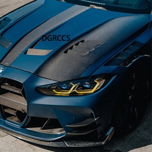 M3 G80 M4 G82 รถคูเป้สองประตู ปี 2020-2025 CSL ชุดแต่งกันชนหน้าคาร์บอนแห้ง ช่องดักอากาศคาร์บอนไฟเบอร์ ตัวเลือกเสริม AC หรือไม่มี AC - Product Image 4