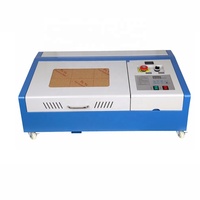 Graveur et découpeur laser CO2 USB 40W amélioré avec écran LCD et refroidissement par eau pour bois, contreplaqué, MDF, papier - K3020