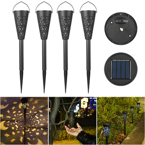 Luces solares de jardín para exteriores, impermeables, LED, alimentadas por energía solar, con estaca, para patio, iluminación decorativa. - Product Image 1