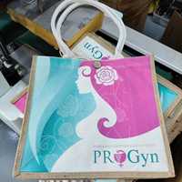 Sacs en toile de jute personnalisés pour femmes avec logo, résistants à l'eau, écologiques, en toile de coton, sacs à main pour mariage