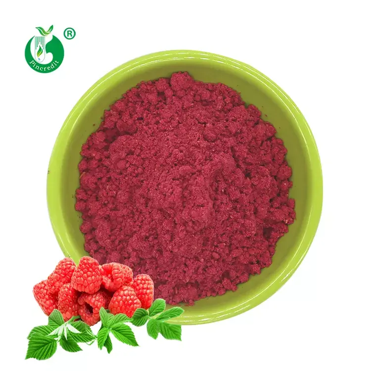 Polvo de fruta de Raspberry orgánico Natural, para bebidas y alimentos