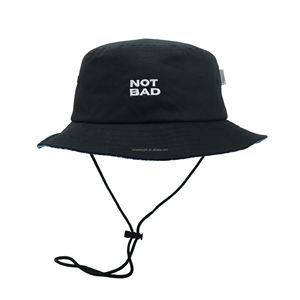 UPF 50+ Protect Custom Embroidery Logo Waterproof Unisex Casual Color Block <b>Bucket</b> <b>Hat</b> <b>With</b> <b>String</b> Outdoors For Hiking Fishing - Product Image 1