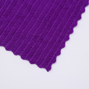 Chiffon à vaisselle rectangulaire, couleur unie, absorbant, ensemble de chiffons de nettoyage pour la cuisine, lot de cinq couleurs - Product Image 4