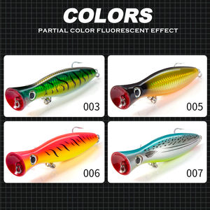 Hunt House pêche en eau salée lure120mm 160mm 200mm Oem Topwater dur Popper Lerrue leurre Popper - Product Image 4