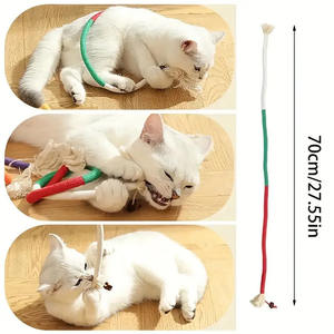 Silicone Cat Bite Rope Self-Pleasuring Soothing <b>Tool</b> with Teeth Grinding Stick Anti-Biting Dog <b>Toy</b> Teasing Stick Supplies - Product Image 2