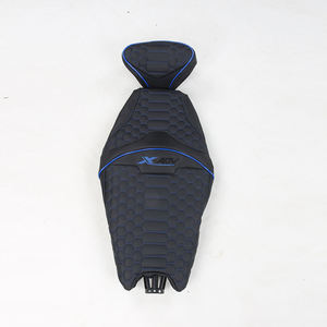 Housse de selle de scooter en cuir Nappa de luxe, motif diamant, design personnalisé de haute qualité YLB - Product Image 5