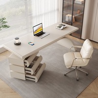 Bureau de Travail Moderne et Simple, Style Crème Luxe Léger Français pour Petit Appartement et Maison