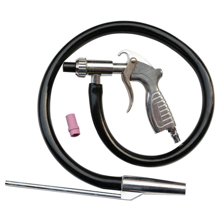 Air Sand Blaster Kit Blasting Sandblaster Siphon Feed Gun Nozzle Tube Rust Remove Abrasive Sand Blasting for Sandblast Cabinets