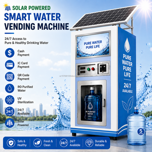 Kiosque de remplissage d'eau en libre-service, alimenté par énergie solaire, vente directe d'usine YISO. - Product Image 2