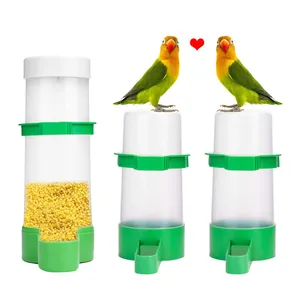 Alimentador de água para gaiola, dispensador de água para animais de estimação, papagaio, lovebirds, cockatiel, bird, alimentador de pássaros